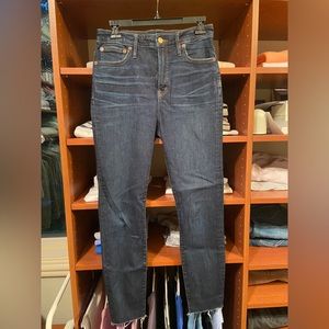 J Crew skinny high rise blue